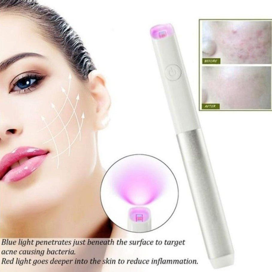 Blue/Red Light Machine for Anti-Inflammation Acne Scar Removal Wrinkle Removal Treatment Skin Tightening