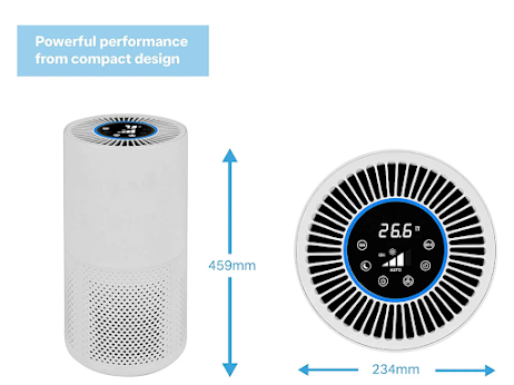 Crystal Air Turbo HEPA LED Air Purifier Wifi Control 5 Step Filtration