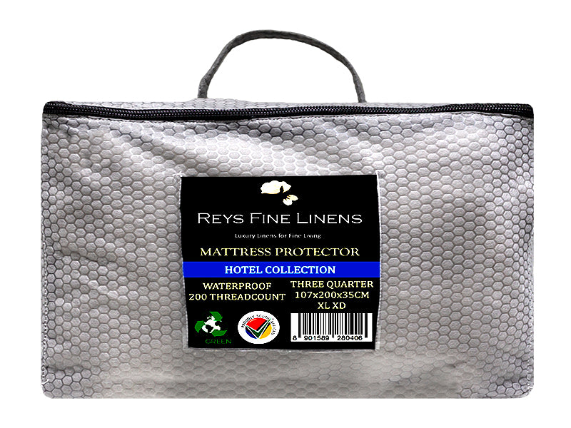 Rey s Fine Linen Quilted Waterproof Mattress Protector