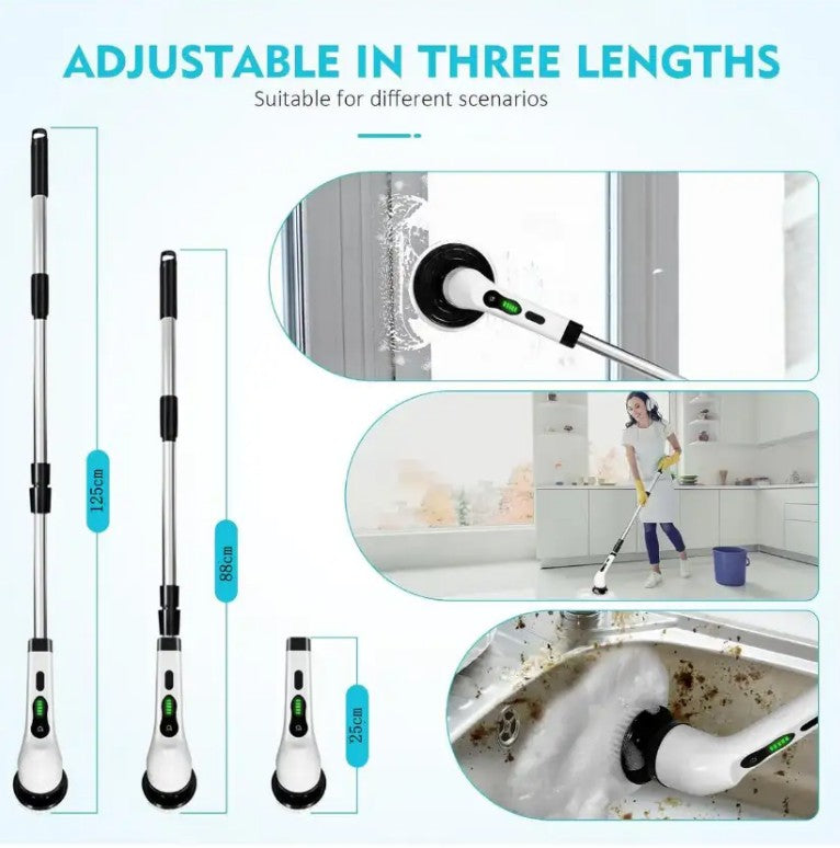 Cordless Electric Spin Scrubber Cleaning Brush