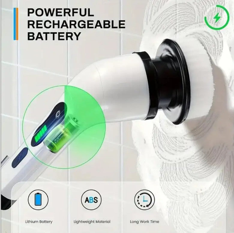Cordless Electric Spin Scrubber Cleaning Brush
