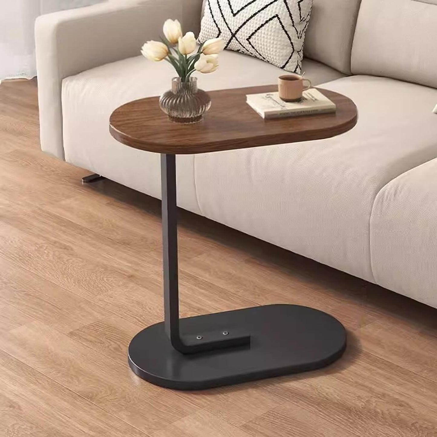 C Shaped Side Table