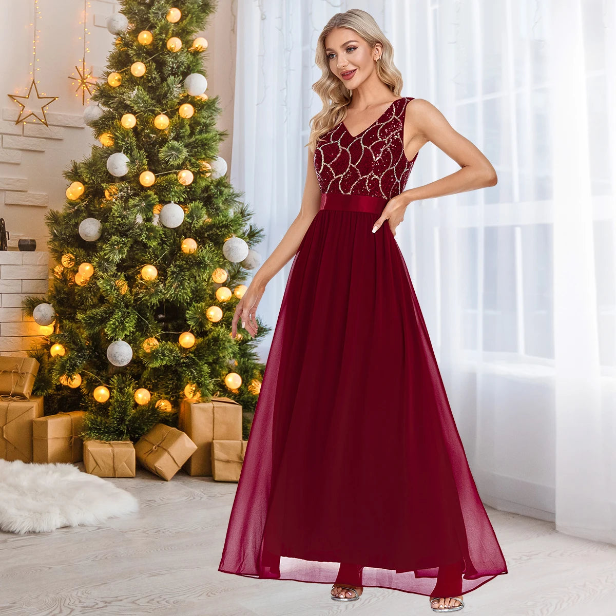 2024 XUCTHHC Big Discount Clearance Brand Lowest Price Evening Dresses Long Birthday Party Dress For Women