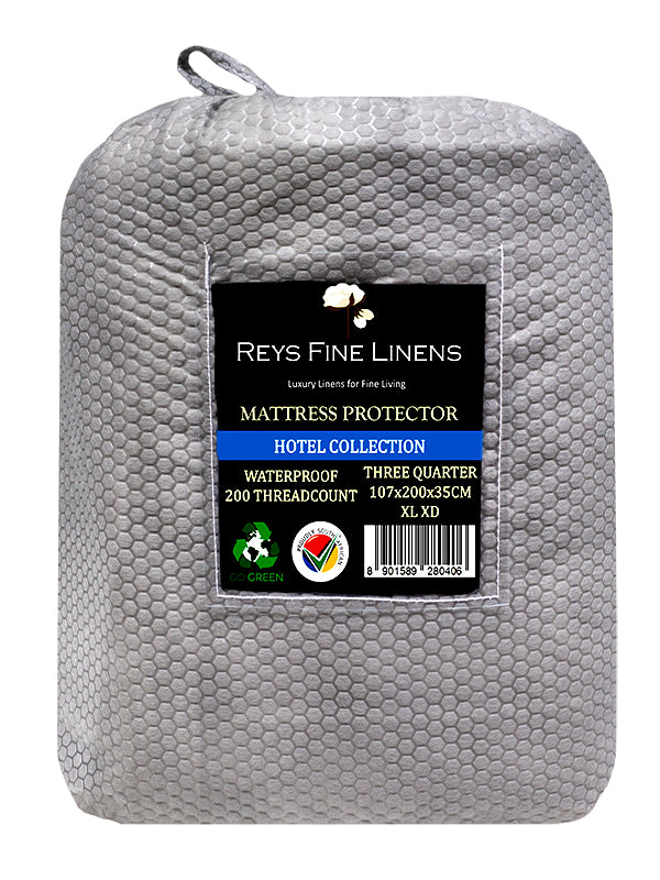 Rey s Fine Linen Quilted Waterproof Mattress Protector